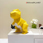 ORIGAMIPLANET 3D Dinosaur Origami Paper Craft Kit, T-Rex Cute DIY Pre-Cut 3D Papercraft for Teens & Adults, Creative Handmade Animal Figurine Paper