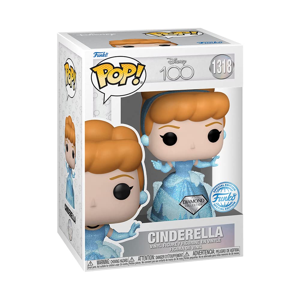 Funko Pop! Disney: Cinderella, Diamond Collection Special Edition Multicolor Exclusive Vinyl Figure #1318