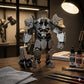 Overwatch Reinhardt 3D Wood Puzzle & Model Figure Kit (139 Pcs) w/Exclusive Poster - Build & Paint 3-D Video Game Replica Toy, No Glue Required - Gift