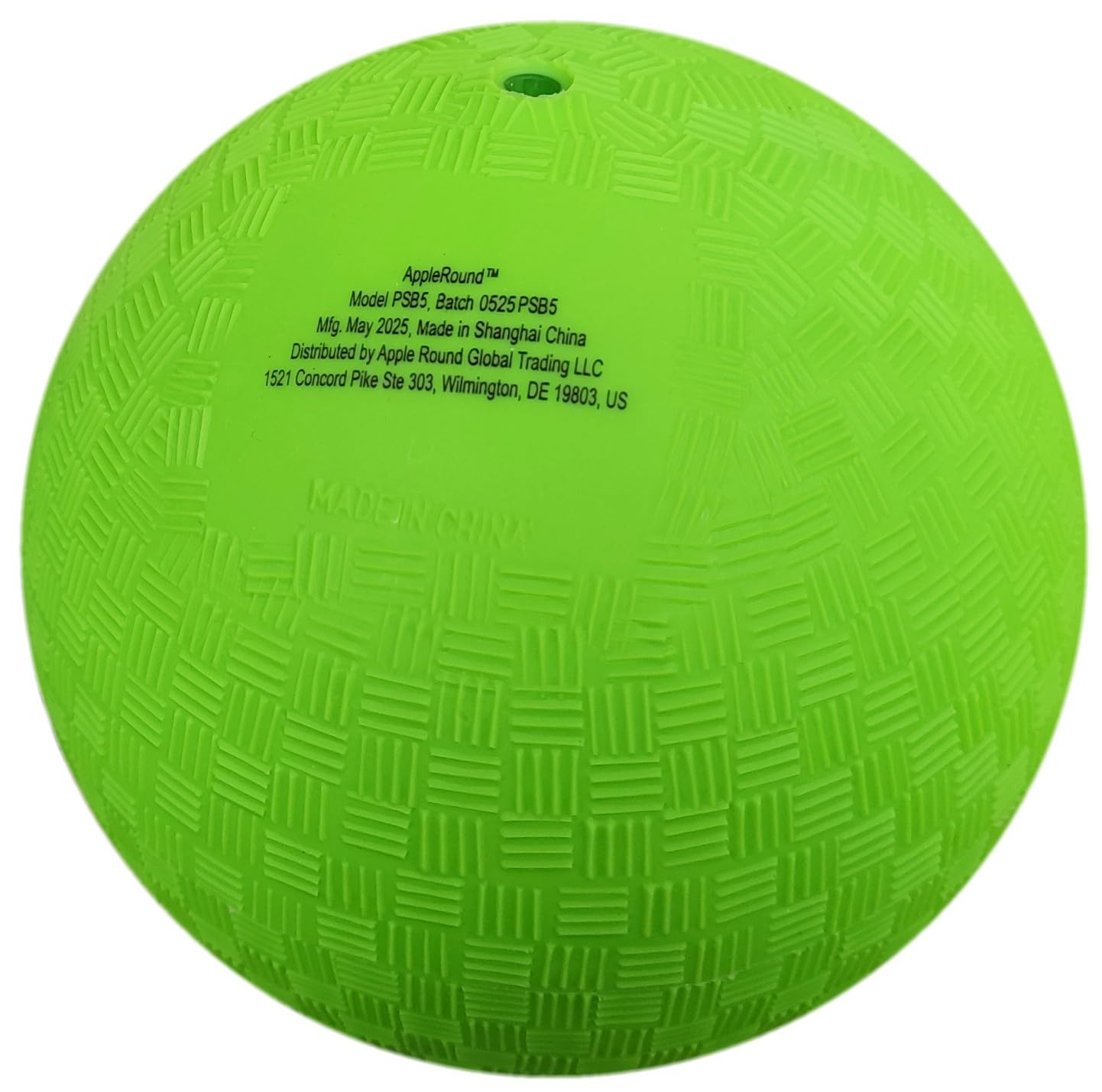 AppleRound 8.5-inch Dodgeball Playground Balls, Pack of 4 Balls with 1 Pump, Official Size for Dodge Ball, Handball, Camps and Schools (Multicolor)