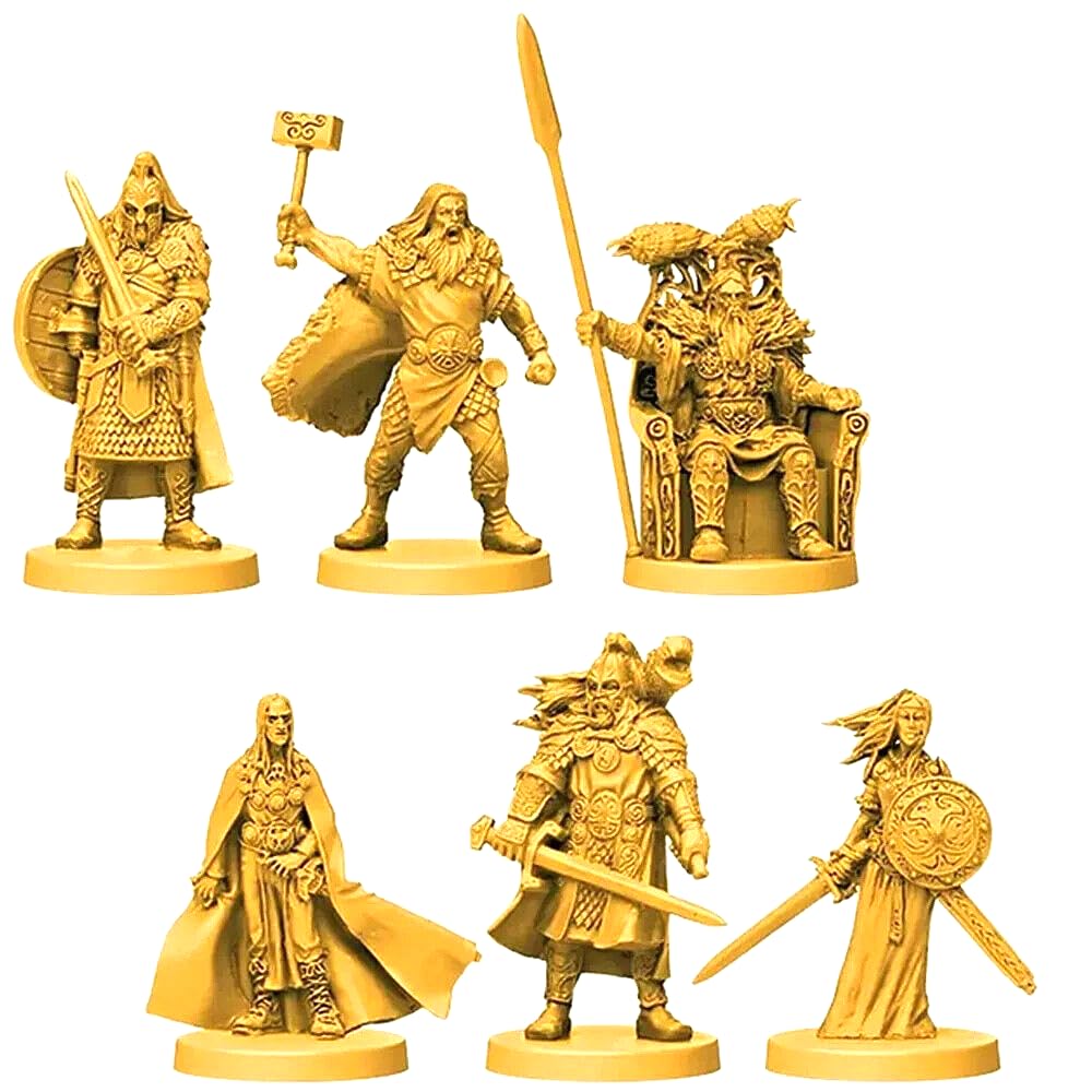 CMON Blood Rage Gods of Asgard Board Game Expansion | Strategy Game | Viking Battle Game | Miniatures Game for Adults and Teens | Ages 14+ | 2-4