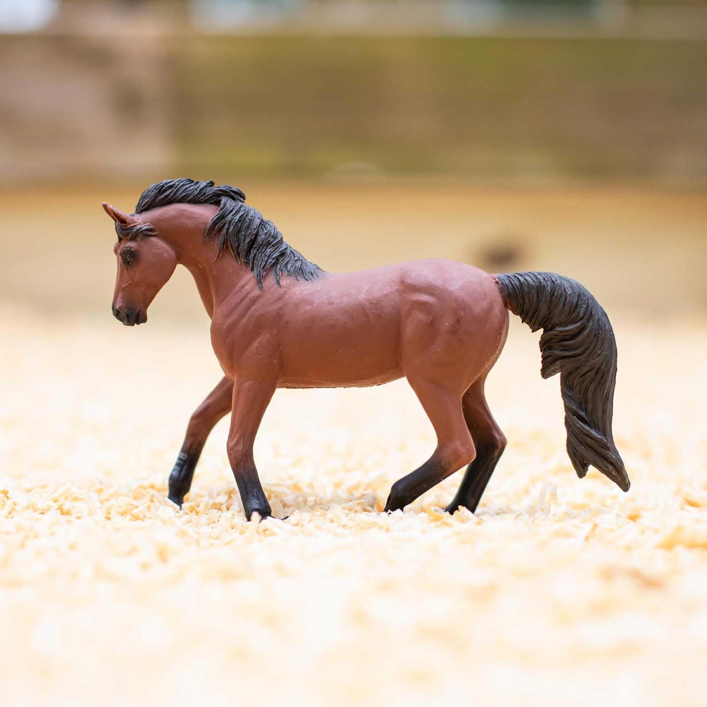 Safari Ltd. Morgan Mare Figurine - Lifelike 6" Horse Figure - Educational Toy for Boys, Girls, and Kids Ages 3+