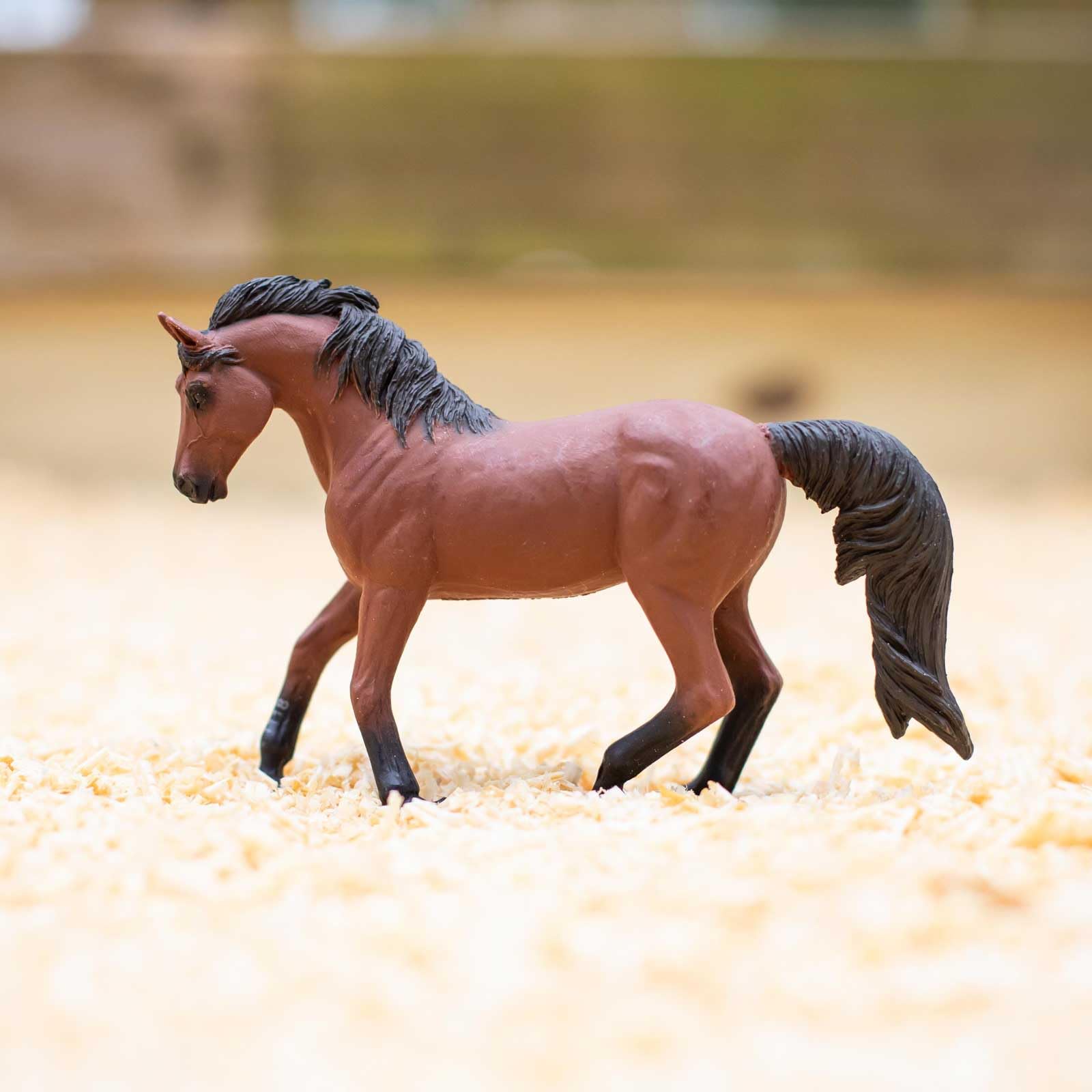 Safari Ltd. Morgan Mare Figurine - Lifelike 6" Horse Figure - Educational Toy for Boys, Girls, and Kids Ages 3+