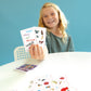 Blue Orange Super Genius Alphabet - Tabletop Card Game, Fun Flash Card Concentration Matching Game for Kids, Ages 3+, 1-6 Players, Teacher Approved