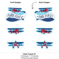 Big Dot of Happiness Taking Flight - Airplane - Vintage Plane Baby Shower, Birthday Party Centerpiece Sticks - Table Toppers - Set of 15