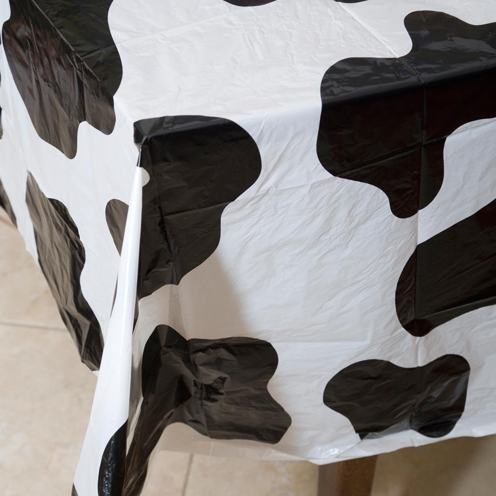 Rhode Island Novelty 54 x 72 Inch Cow Spots Table Cloth