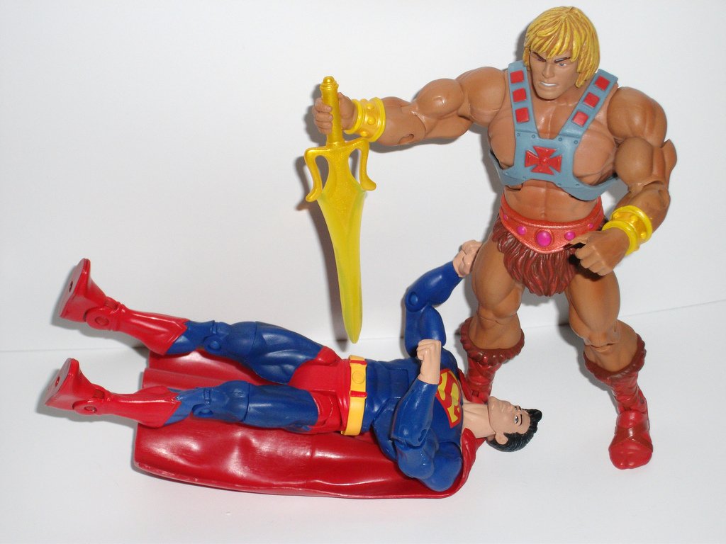 DC Universe & Masters of the Universe Classics Exclusive Action Figure 2Pack Superman Vs. HeMan