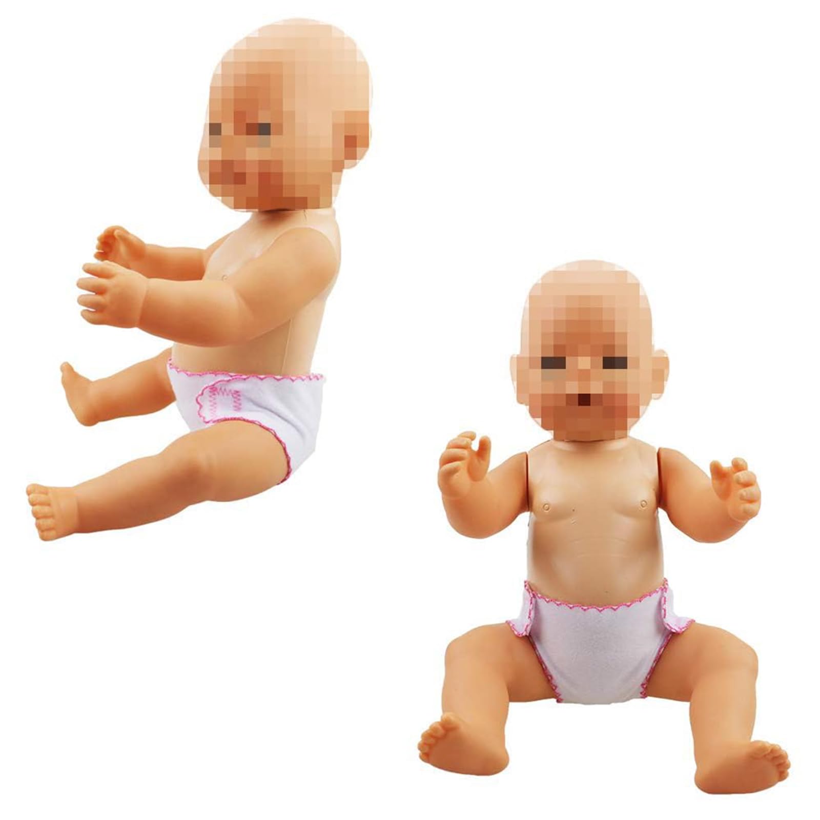 ONEST 8 Pieces Doll Diapers Doll Underwear for 14 to 17 Inch New Born Dolls and American 18 Inch Dolls Clothes and Accessories