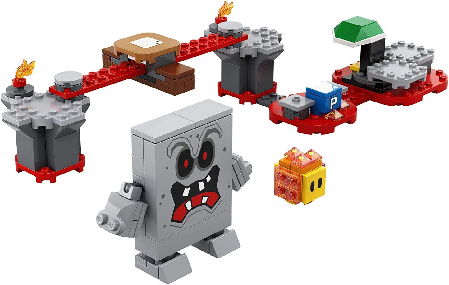 LEGO Super Mario Whomp’s Lava Trouble Expansion Set 71364 Building Kit; Toy for Kids to Enhance Their Super Mario Adventures with Mario Starter Course