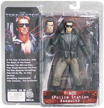TERMINATOR Neca 7 Inch Collection Series 2 Police Station Assault T-800 Action Figure