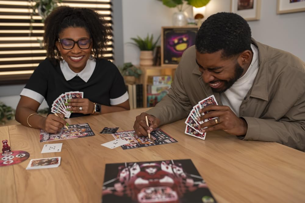 Druid City Off with Their Heads! Board Game | Trick-Taking & Write Strategy Game, Dark Wonderland Party Game | 2-6 Players, 30 Min Playtime Family