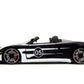 Hyper-Spec 1:24 2005 Porsche Carrera GT Die-Cast Car, Toys for Kids and Adults(Black/White)