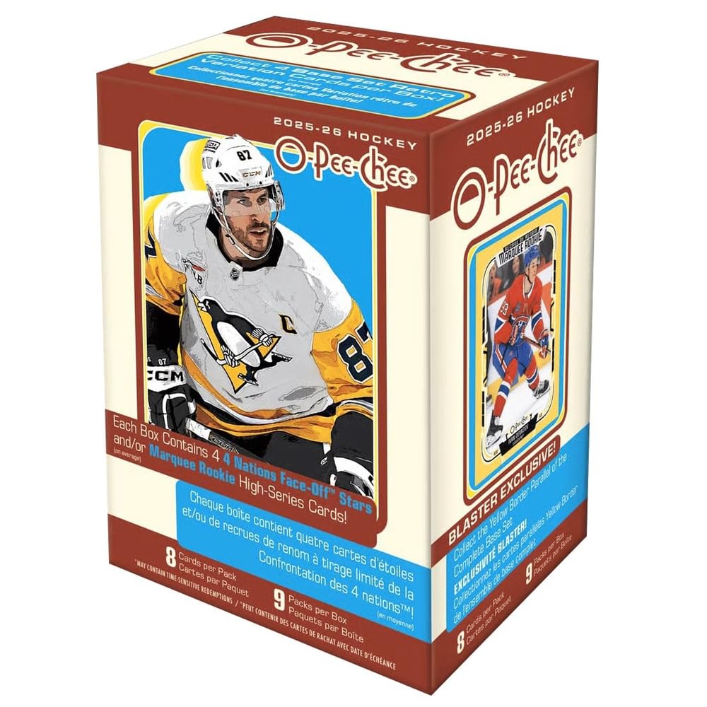 2025/26 Upper Deck O-Pee-Chee Hockey 9-Pack Blaster Box