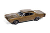 1968 R/T Medium Gold Metallic Vintage Muscle Series 1/64 Diecast Model Car by Auto World AWSP194B
