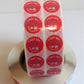 0.75" I Got My COVID-19 Vaccine, Stickers (Red, 100/roll)