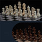 15 "Wooden Chess Set, Large Size Board, Built-in Storage Drawer - 2 Extra Queens - Wooden Chess Pieces - Gift wrap, Adult and Children's Board Games