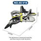 V17 Remote Control Airplane RC Planes, RC Fighter Jet Toy for Kids Adults 8-16, Remote Control Planes with LED Light, 2 Batteries, 360° Stunt Spin