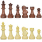 Qryovsa Luxury Staunton Chess Pieces Only 32 Chessmen Pieces Replacement of Missing Pieces Weighted Tournament Chess Pieces for Chess Set