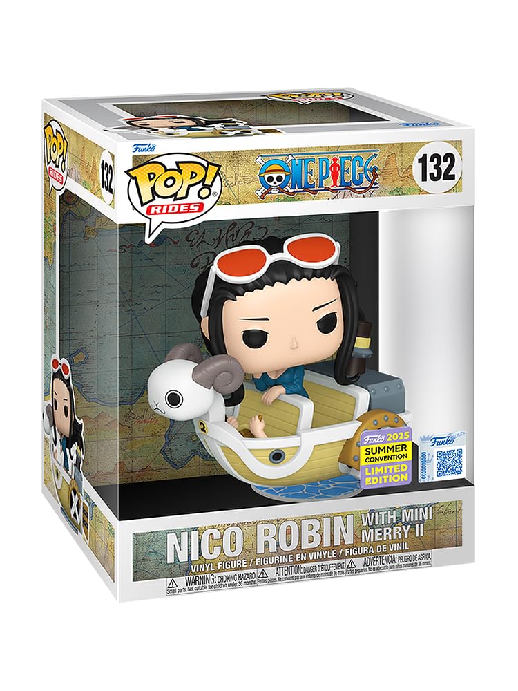 Funko Pop! Anime: One Piece - Nico Robin with Mini Merry II Vinyl Figure