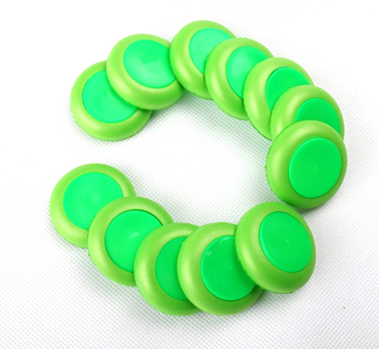 Justfund 50pcs Green Kids Toy Gun Bullet Darts Round Head Blasters for Nerf Vortex Ammo Refills