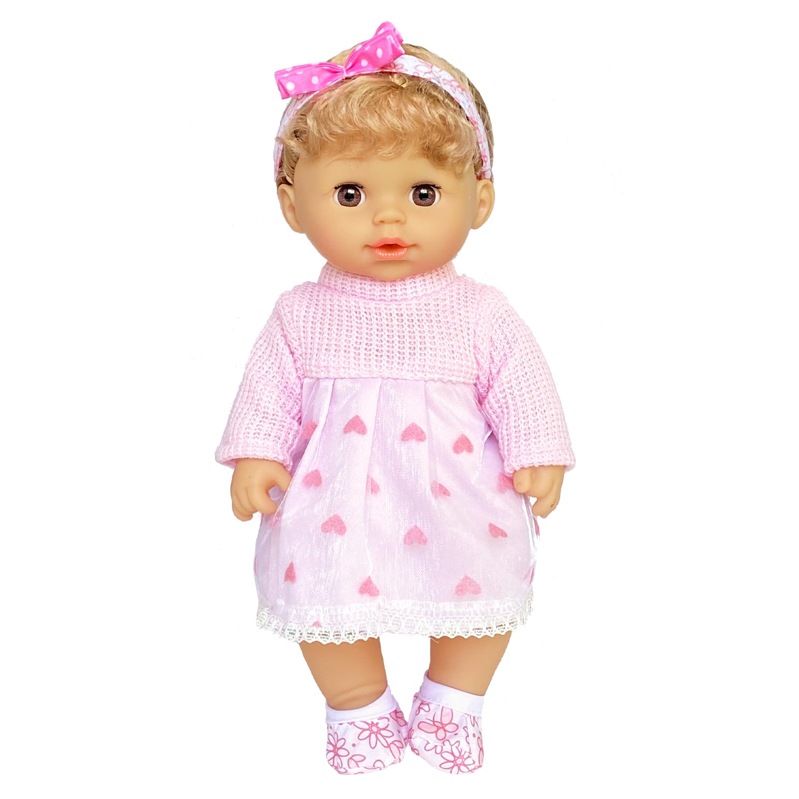 JING SHOW BUSSINESS 6 Sets Baby Girl Doll Clothes Dress for 10-12 Inch Doll Outfits Accessories for Baby Dolls Girl