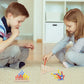 Triangle Peg Game Set of 2, Fun Board Games for Kids and Adults, Made with Wood and Plastic, Kid’s Learning Toys for Boys and Girls