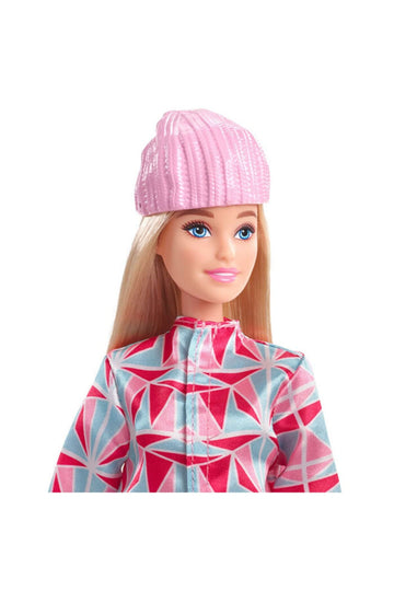 Barbie Snowboarder Fashion Doll, Winter Sports Theme with Blonde Hair, Jacket, Pants & Snowboard Accessories