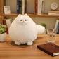 Winsterch Cat Plush Stuffed Animal Toy, 10-Inch White Stuffed Cat for Girls