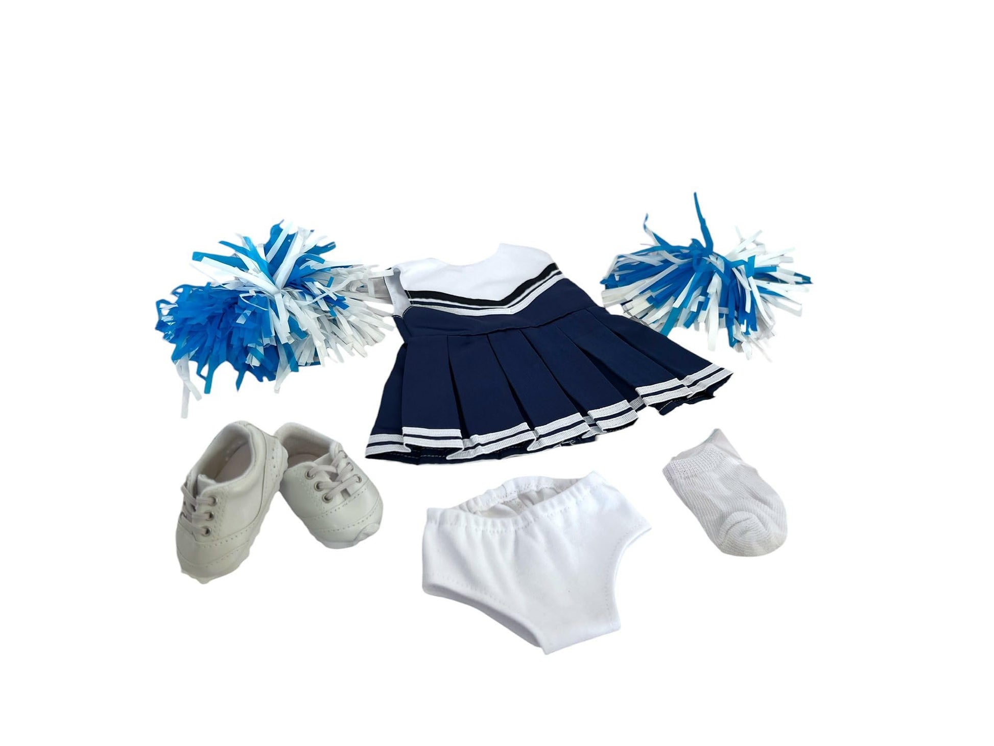 MBD Blue Cheerleader Fits 18 Inch Fashion Dolls