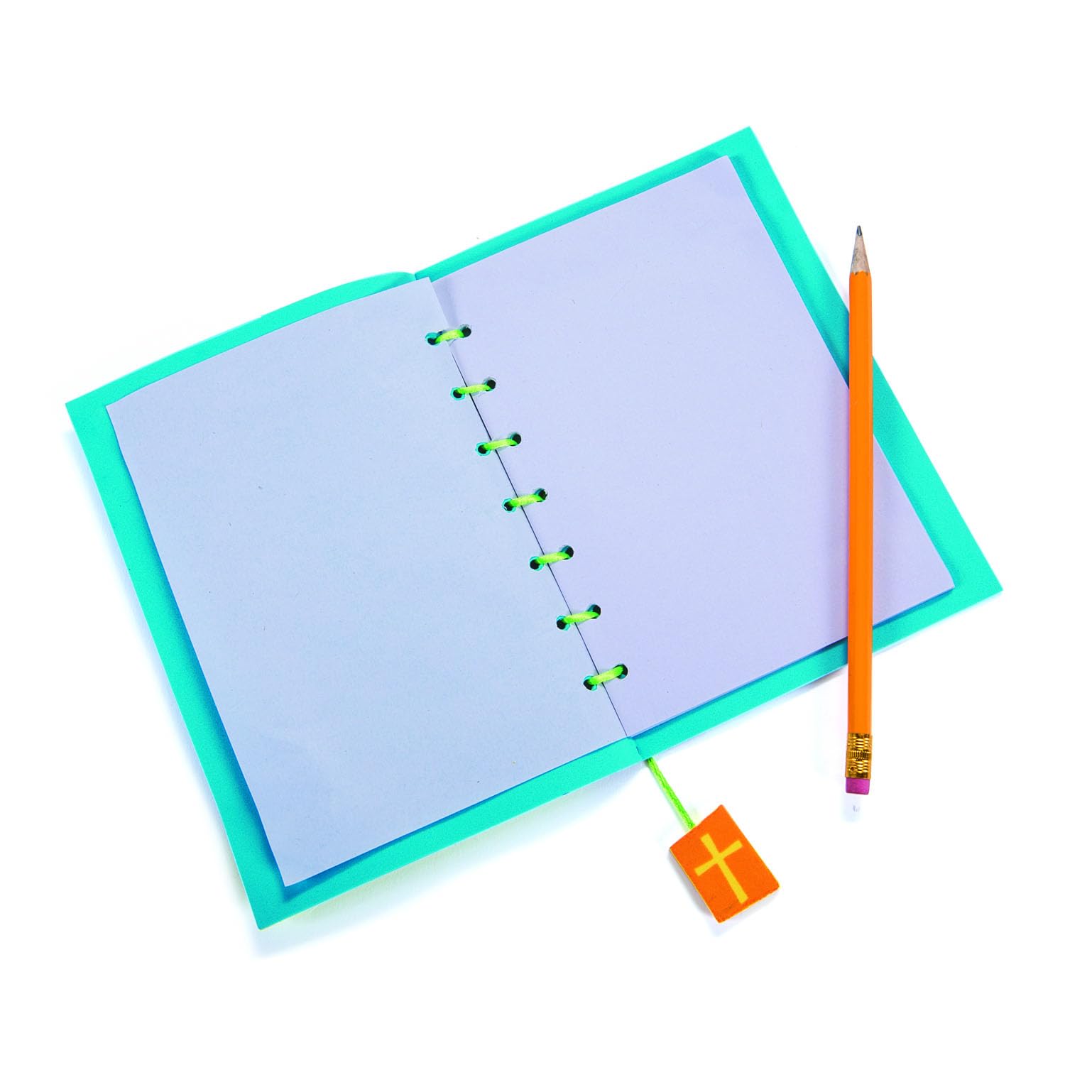 Fun Express Prayer Journal Craft Kit for Kids - DIY Journaling Supplies & Arts and Crafts for Kids Ages 8-12 | Sunday School Crafts & Bible Crafts |