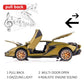 BDTCTK Lambo Sian FKP37 Car Model Toy 1:32 Child Sound and Light Pull Back Car Zinc Alloy Casting Toys for Kids Boy Girl Gift (Army Green)