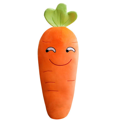 XIYUAN 27.5" Carrot Plush Toy Soft Carrot Hugging Pillow Cute Expression Stuffed Doll Toy,Plush Vegetable Pillows Throw Pillow Plush Pillow for Kids