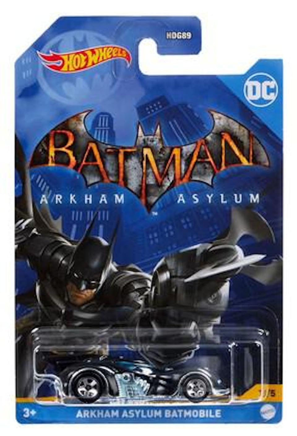 Hot Wheels Batman 2022 Batmobile Complete Bundle of 5 Die?Cast Vehicles, 1:64 Scale, HDG89-956B, Ages 3+