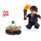 LEGO Jurassic World/Park Minifigure - Dr. Ian Malcolm (Partially Open Shirt) with Accessories