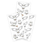 Paper House Productions Harry Potter Hedwig Sticker Sheets Multipack (Pack of 18 Sheets)
