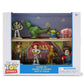 Disney Store Official Toy Story Figure Set - 8 Fully Sculpted Disney Figures Including Buzz Lightyear, Woody, Jessie & More in Double-Tiered Box