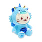 Anirollz Stuffed Animal Plush Toy - 8" Medium Dragon Sitting Plush Doll | Soft, Squishy, Warm, Cute, Comfort, Safe | Birthday Kawaii Mint Kitty Cat in
