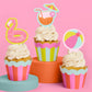 xo, Fetti Pool Party Cupcake Toppers and Wrappers - 24 Pc Set | Summer Birthday Decorations, Tropical Luau, Hawaiian Theme, Kids Party, Beach Ball