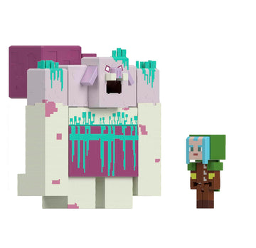 Mattel Minecraft Legends Action Figure, Devourer with Slime Attack Move & Accessory, Collectible Toy in 3.25-inch Scale