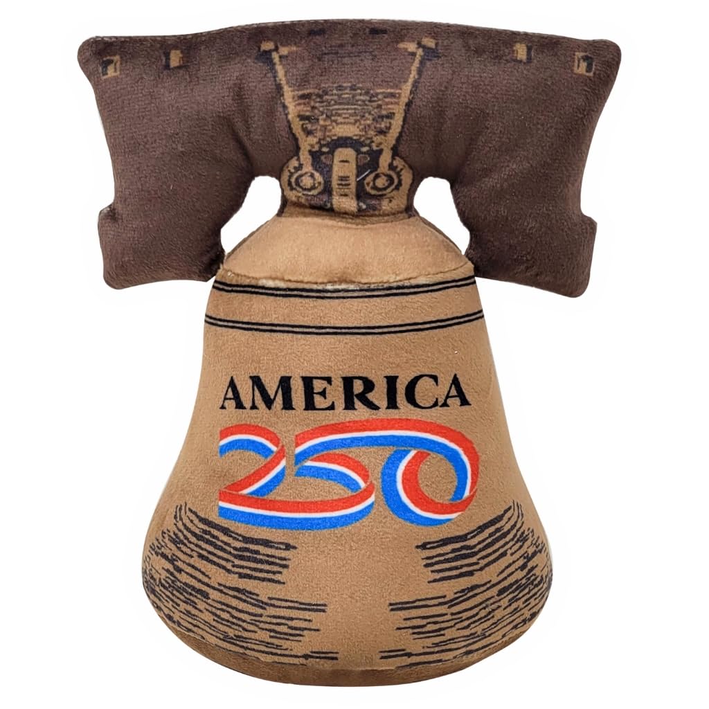 Grovii America 250 Liberty Bell Midori Plushie, 8” Official Chibi Plush, Sustainable + Handcrafted