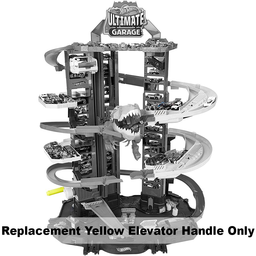 Replacement Part for Hot-Wheels City Ultimate Garage Playset - GJL14 ~ Replacement Yellow Elevator Handle
