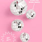 xo, Fetti Disco Ball Mini Cake Topper - 4 Pieces | Eras Birthday Supplies, Bday Cake Decoration, Last Disco Bachelorette Party