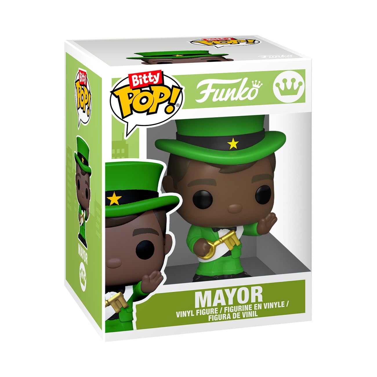 Funko Pop! Bitty City: Starter Set - Mayor & Newsletter Boy - City Collection - Includes Fire Truck and City Hall - Mix and Match - Toys for Kids &