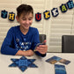 CreateOn Hanukkah Starter Set - Magnetic Tiles, Building Set for Kids, Magnetic Building Toy, STEM Travel Toys for Boys and Girls Ages 3+, 13-Piece