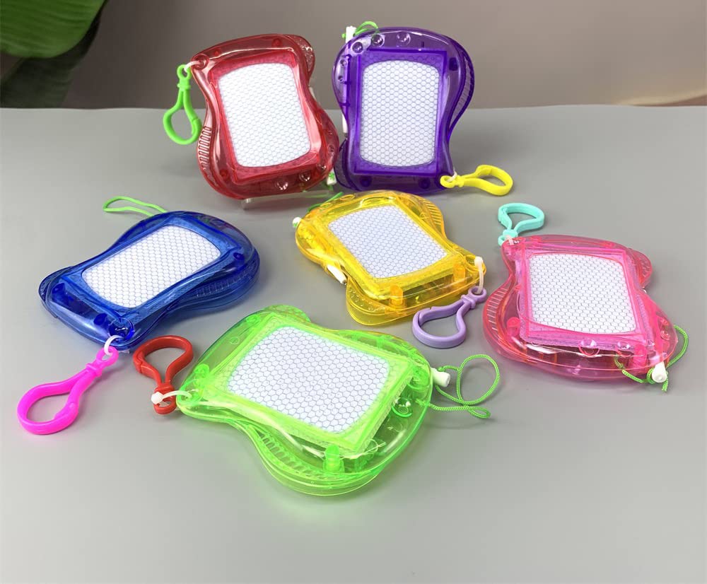 LUKAKU Mini Magnetic Drawing Board for Kids Sketch Drawing Tablet and Writing Pad,Backpack Keychain Erasable Doodle Board,Birthday Party Favor