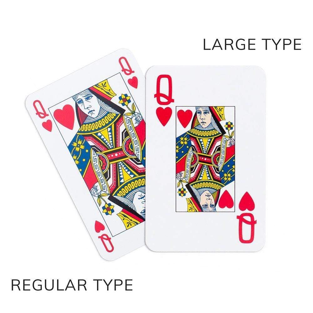 Caspari Limoncello Bridge Playing Cards - 2 Coordinated Decks, Standard Bridge Size, Gift Box