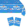 SHONHONG 2pcs Cartoon Blue Party Tablecloth 42 * 71inch,Cute Cartoon Theme Birthday Decoration Supplies