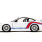 Jada Hyper-Spec 1:24 Porsche 911 GT3 (996.1) Die-Cast Car, Toys for Kids and Adults(White/Red Stripes)