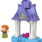 Fisher-Price Little People Toddler Toy Disney Frozen Anna in Arendelle Playset with Figure for Preschool Pretend Play Kids Ages 18+ Months