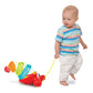 Winfun: Pull Along Crab Stacker - Lights & Sounds, Walking & Stacking Toy, 4 Colorful Cups, Motor Training, Sensory Toy, Baby & Toddler Ages 12mo+